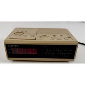 Vintage Sony Dream Machine AM/FM  Digital Clock Radio Alarm ICF-C2W *TESTED*